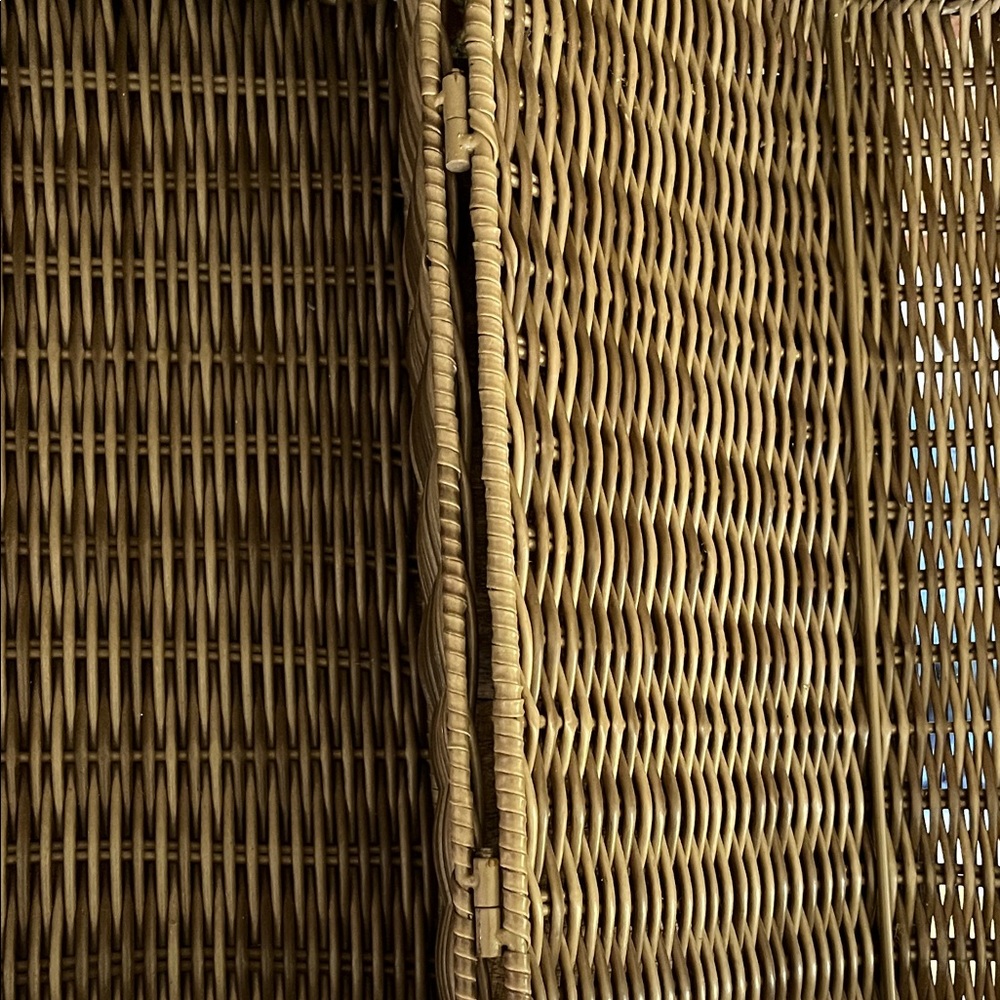Pottery Barn Brown Outdoor Picnic Basket - Picture 11 of 16